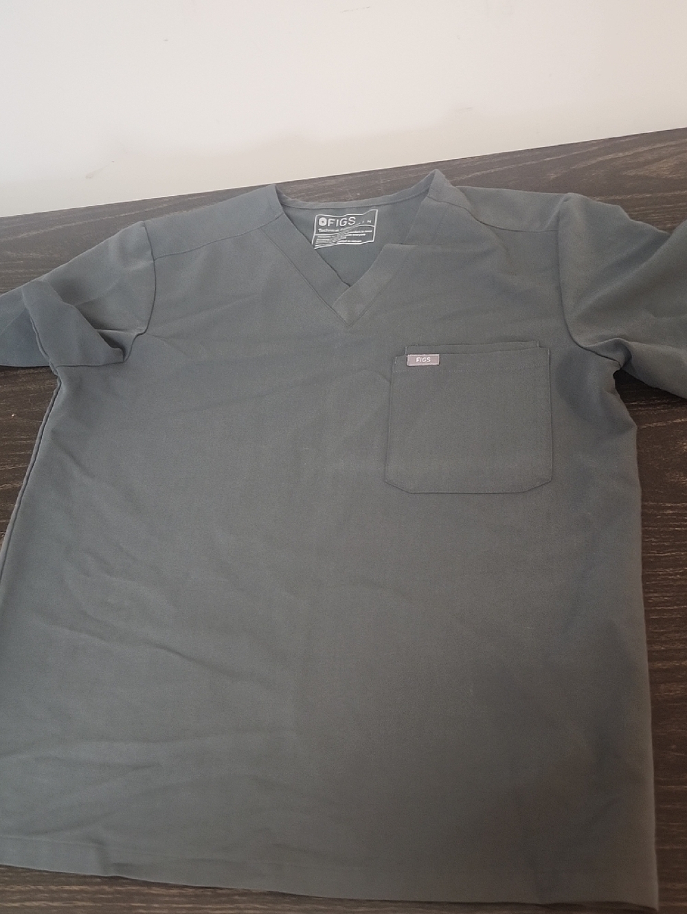 Figs scrub size Medium strech tops green Mens Leon's